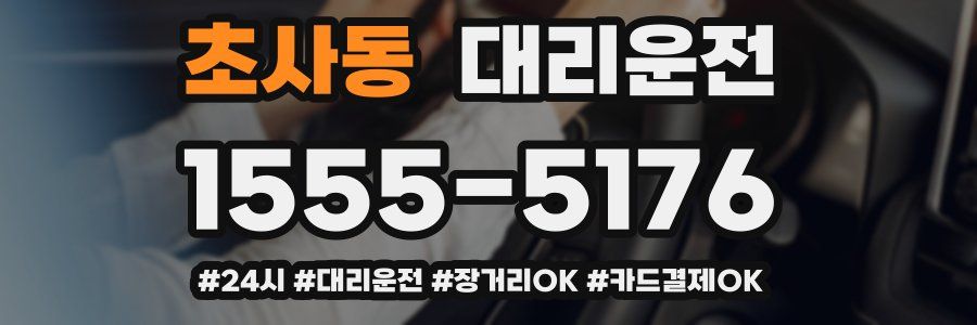 초사동 대리운전