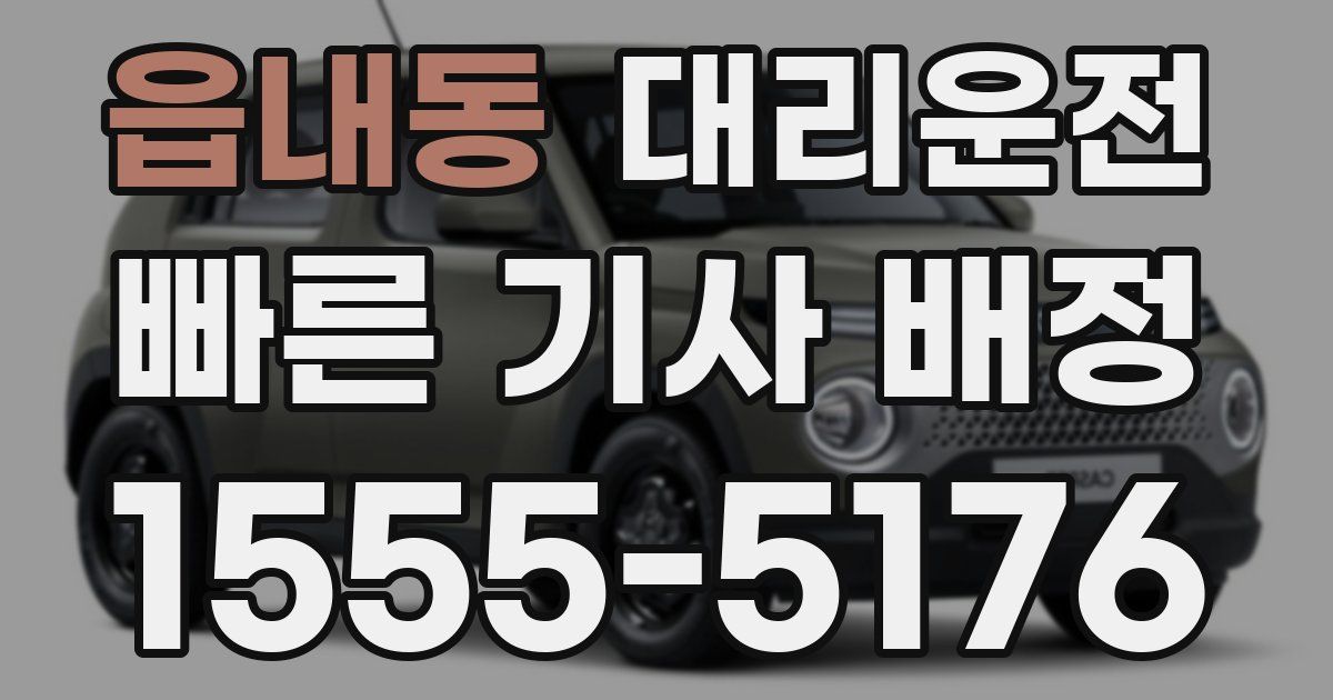 일일대리기사