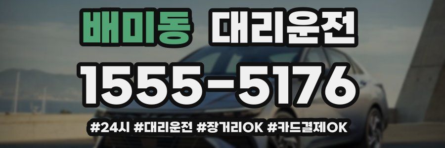 배미동 대리운전