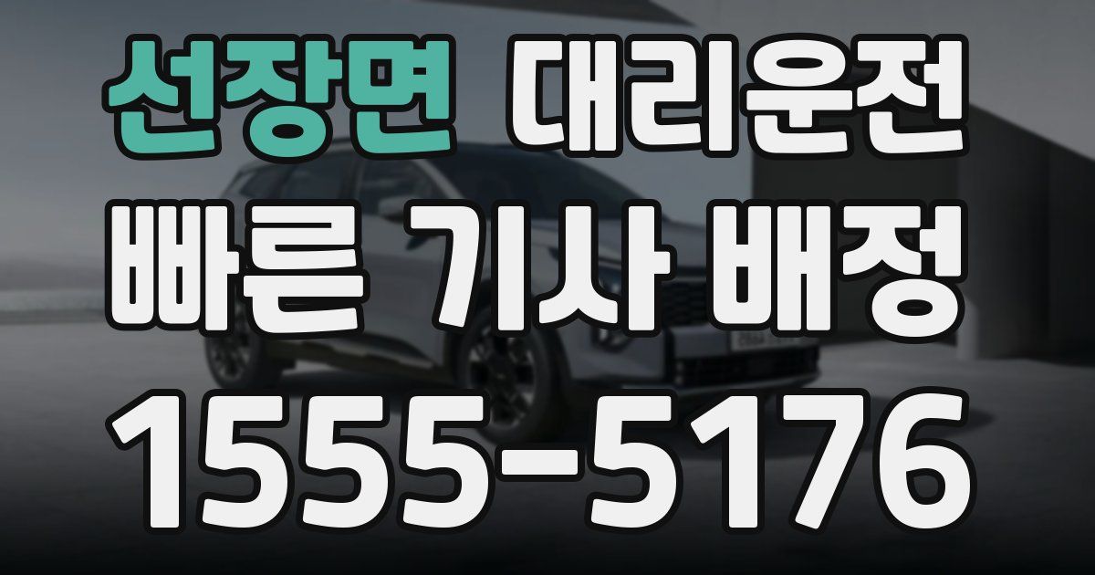 일일대리기사