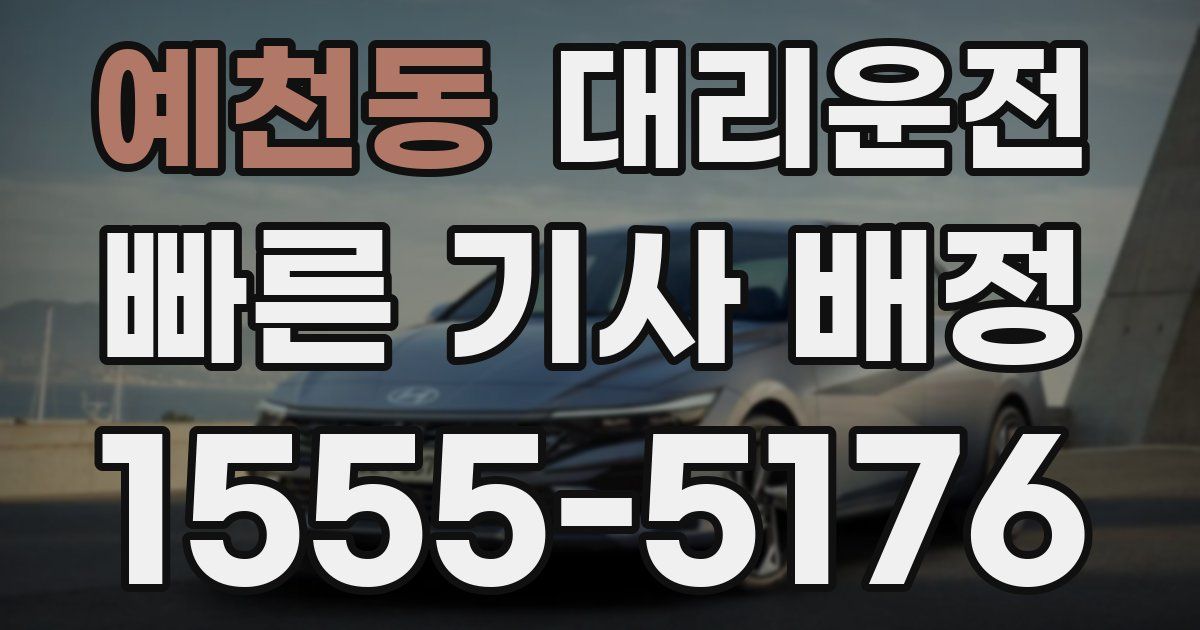 일일대리기사