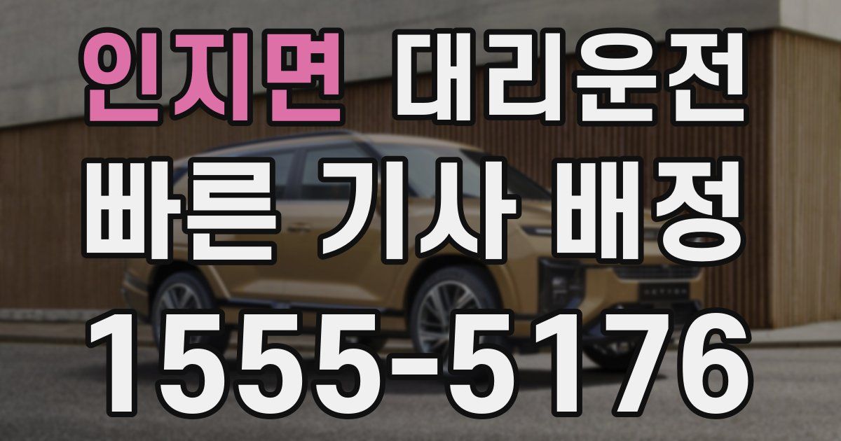 일일대리기사