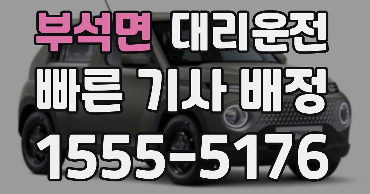 일일대리기사