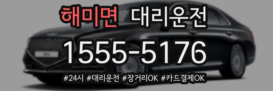 해미면 대리운전