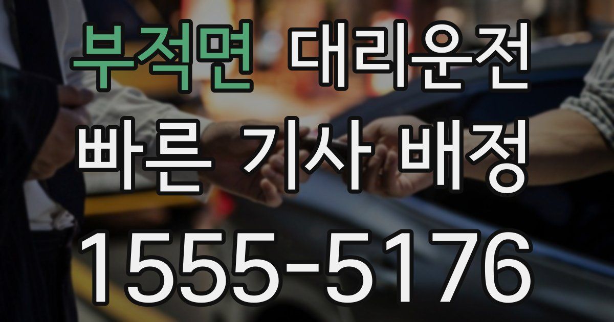 일일대리기사