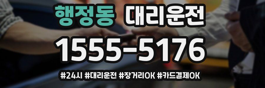 행정동 대리운전