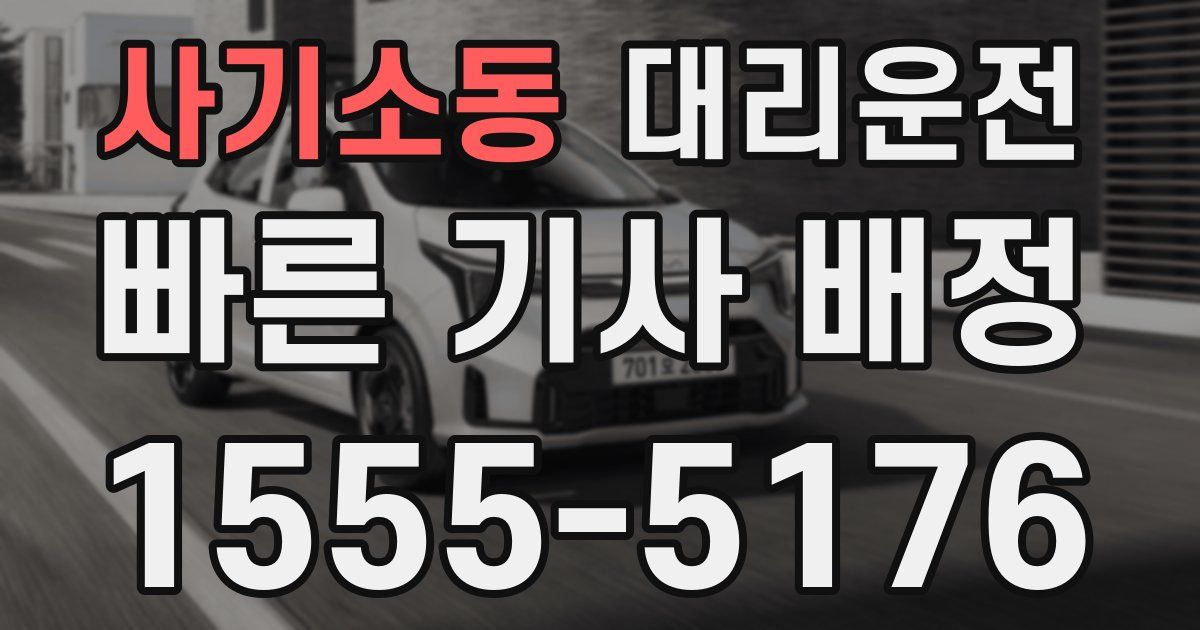 일일대리기사