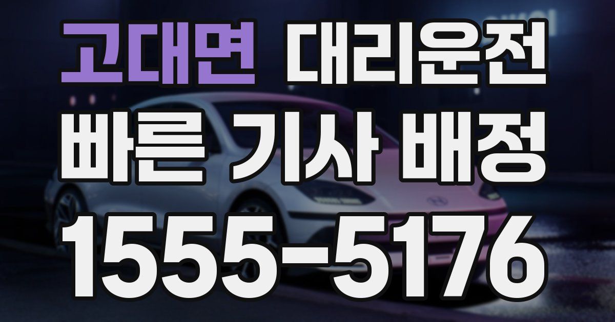 일일대리기사
