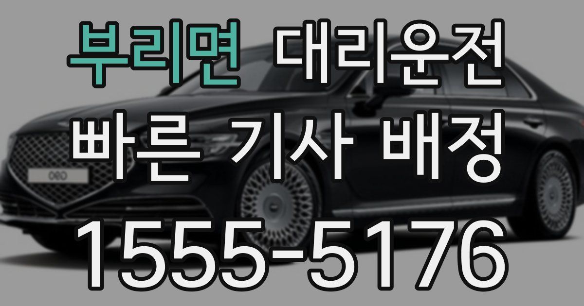 일일대리기사