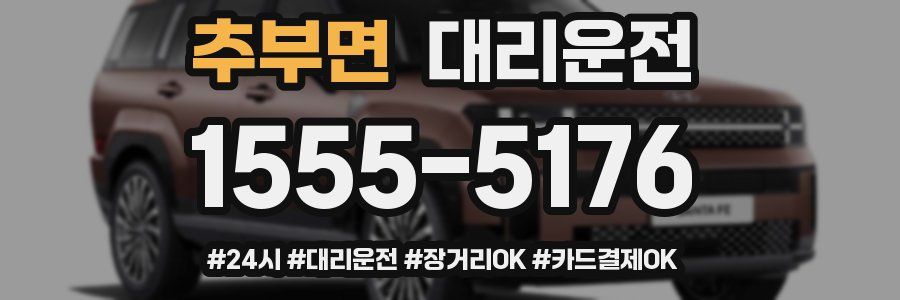 추부면 대리운전