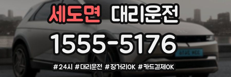 세도면 대리운전