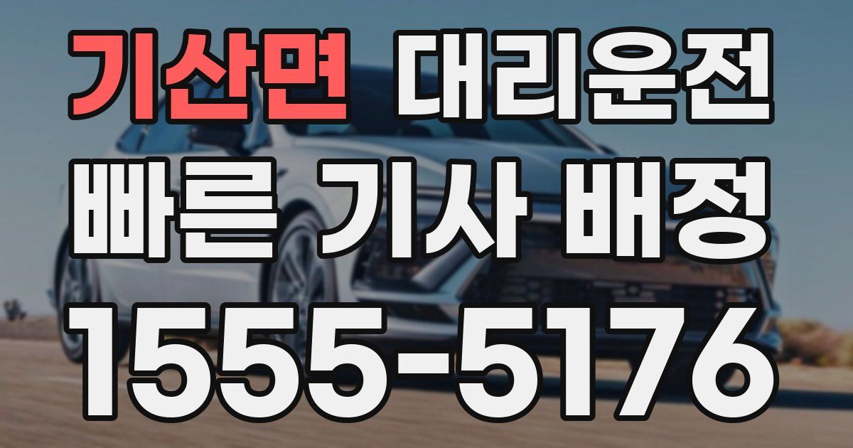 일일대리기사