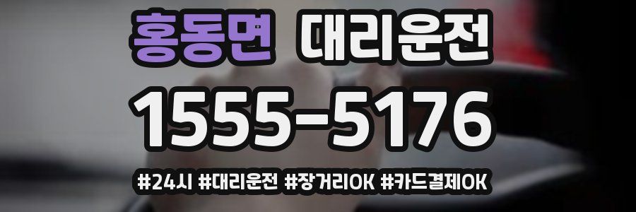홍동면 대리운전