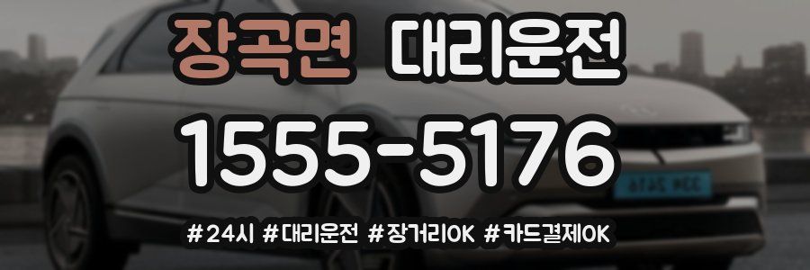 장곡면 대리운전