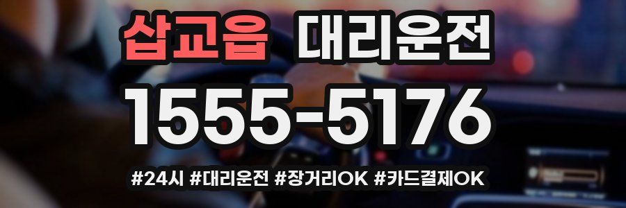 삽교읍 대리운전