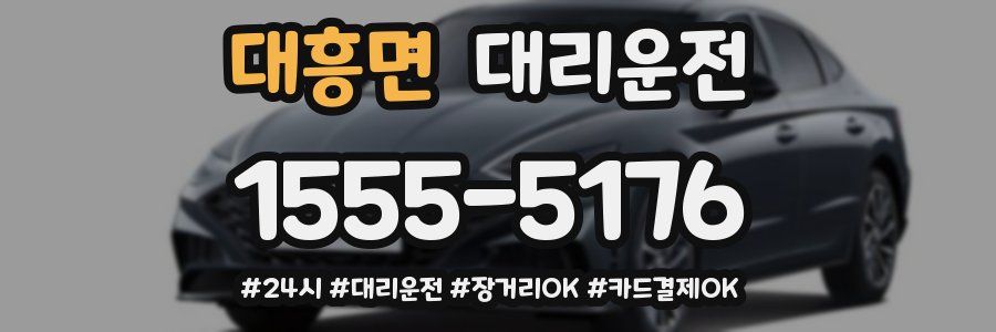 대흥면 대리운전