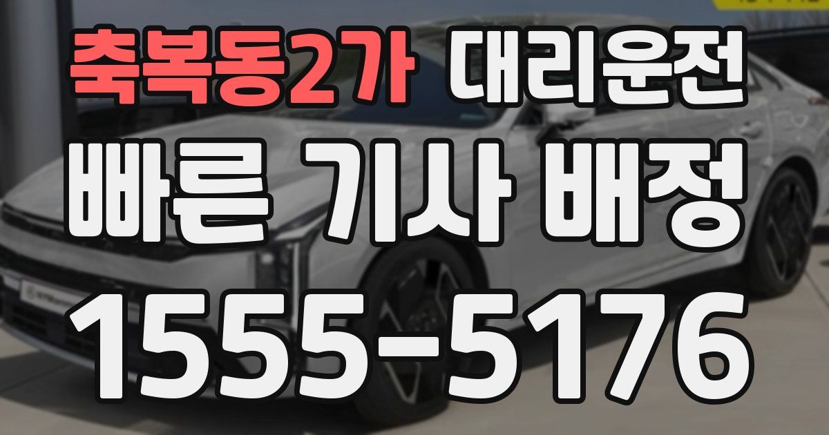 일일대리기사