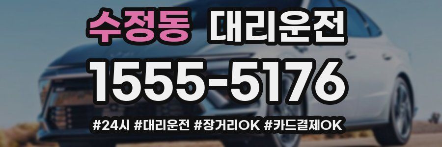 수정동 대리운전