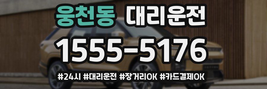 웅천동 대리운전