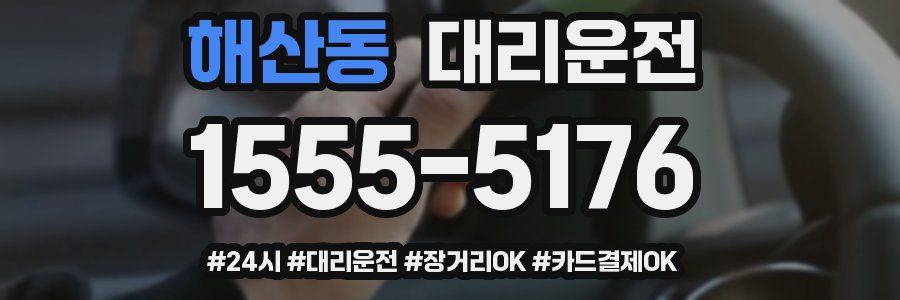 해산동 대리운전