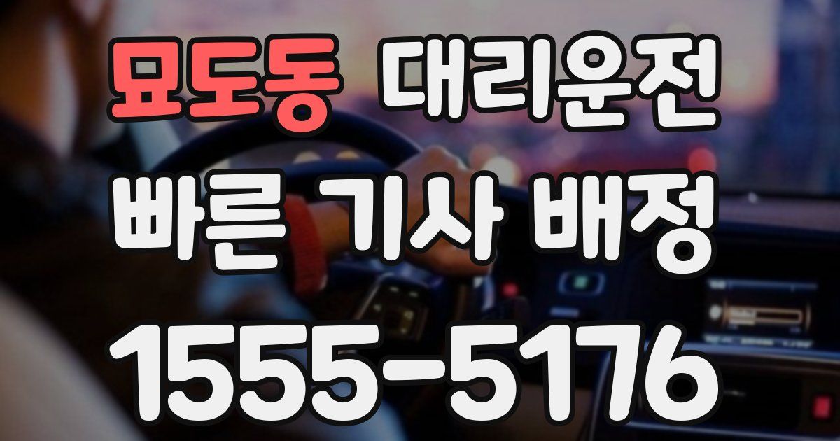 일일대리기사