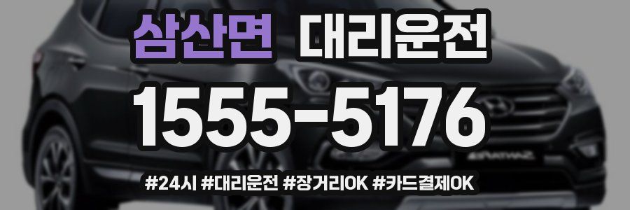 삼산면 대리운전