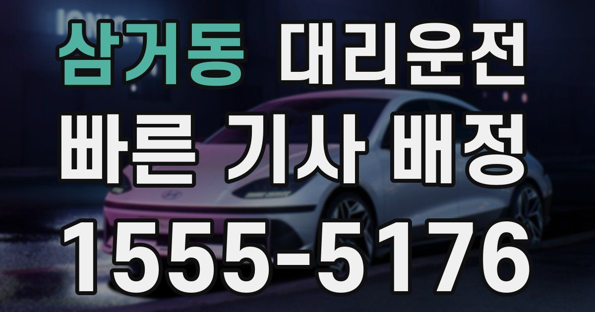 일일대리기사