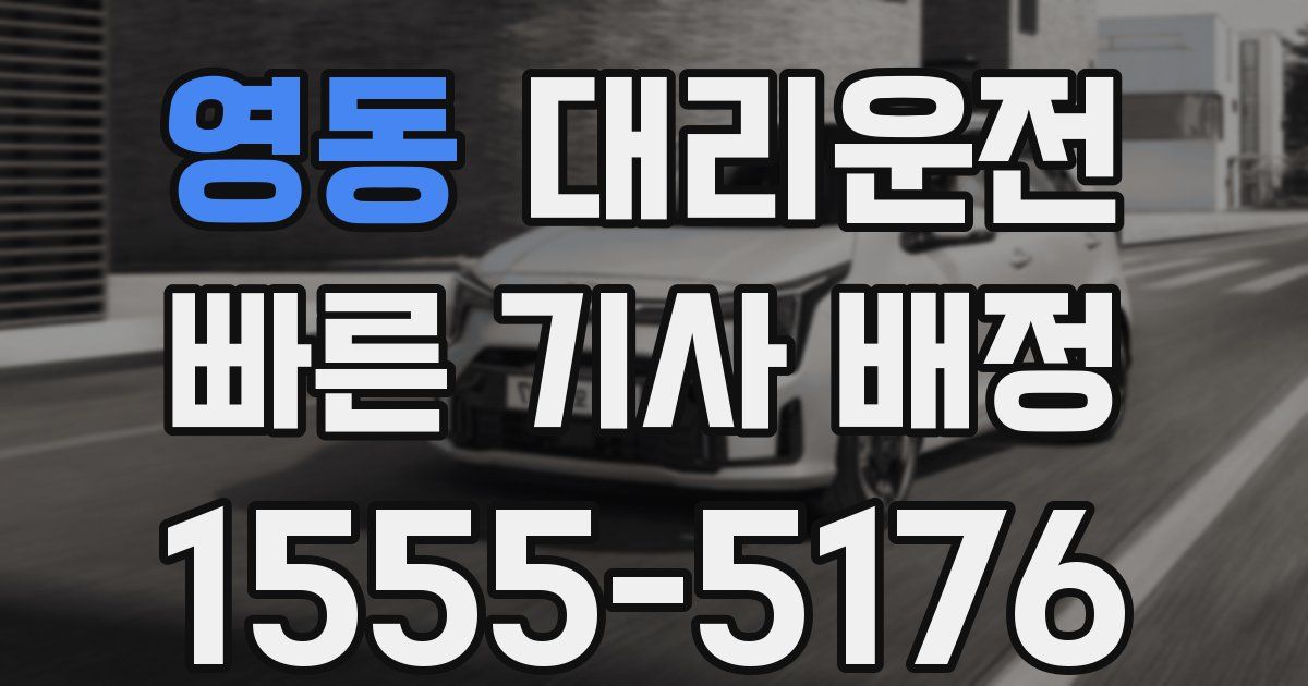 일일대리기사