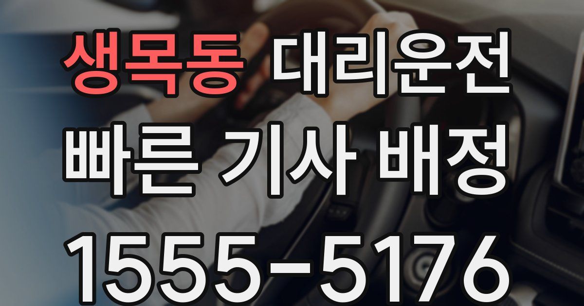 일일대리기사