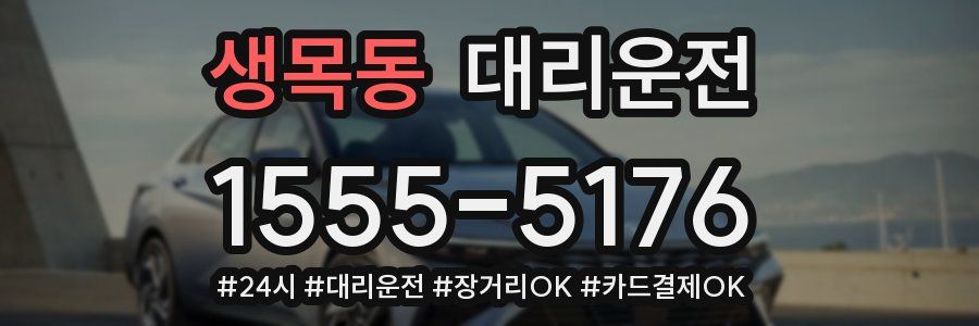 생목동 대리운전