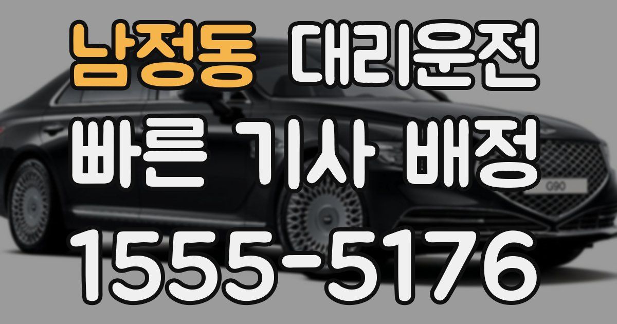일일대리기사