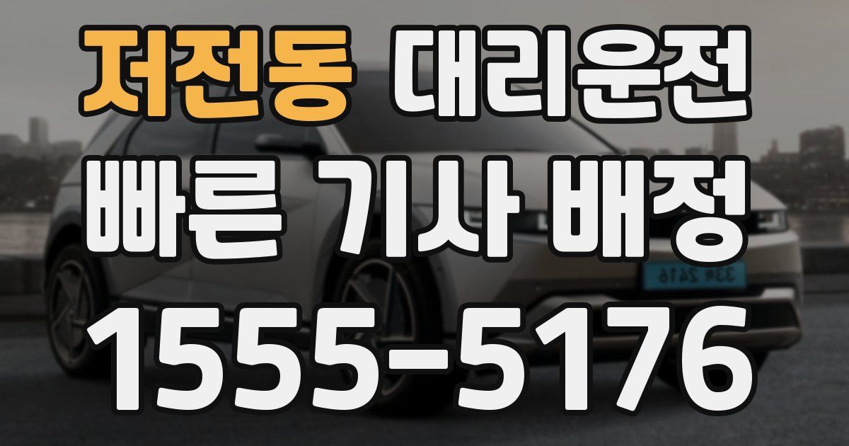 일일대리기사