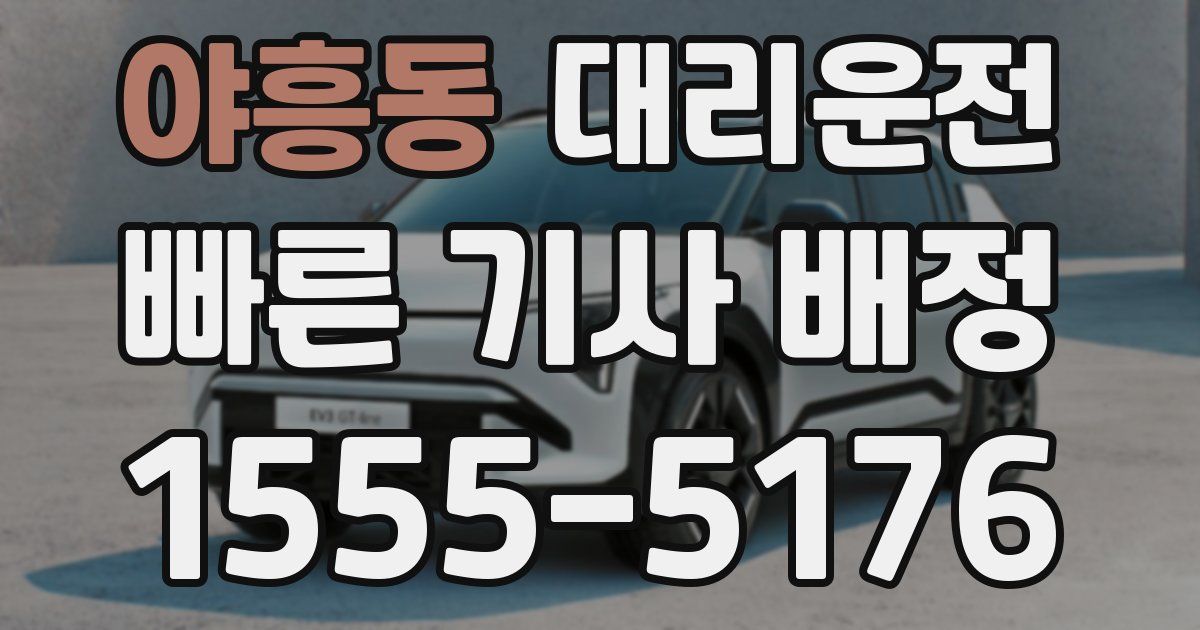 일일대리기사