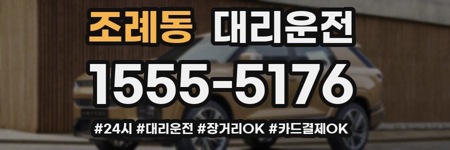 조례동 대리운전