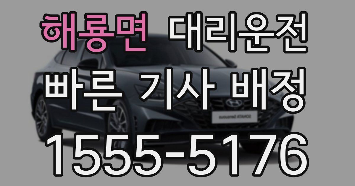 일일대리기사