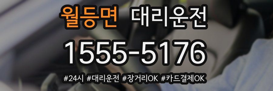 월등면 대리운전