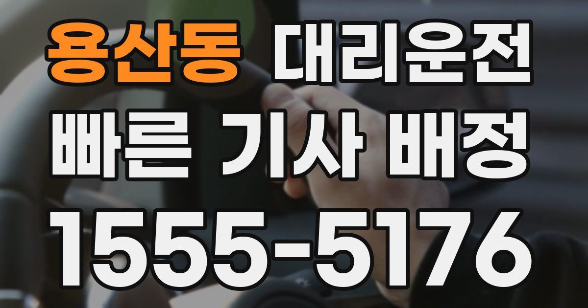 일일대리기사