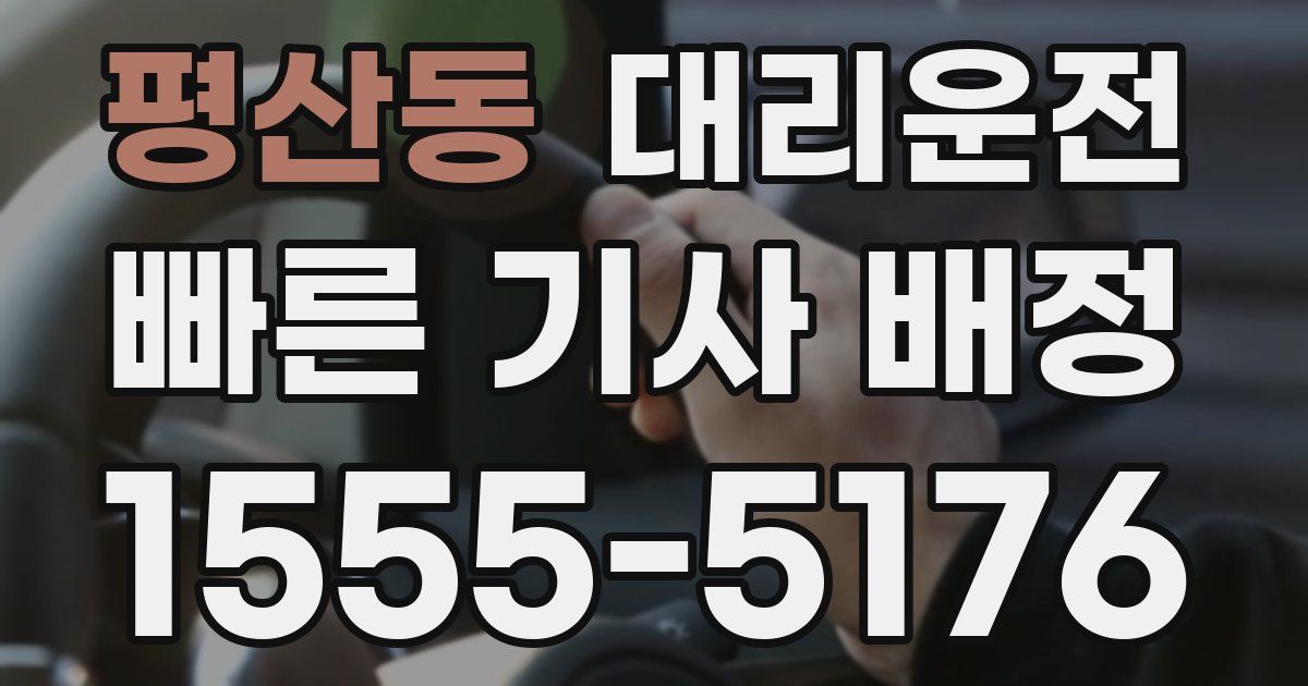 일일대리기사