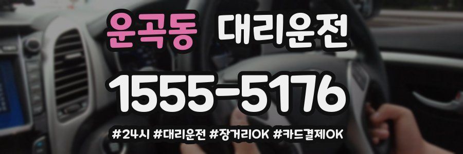 운곡동 대리운전