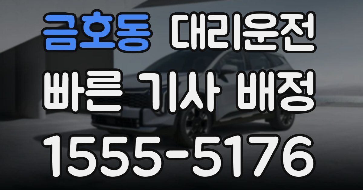 일일대리기사