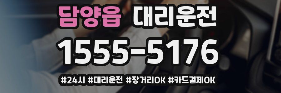 담양읍 대리운전