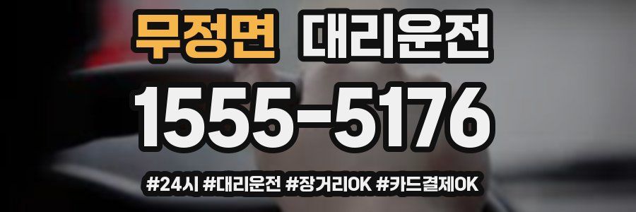 무정면 대리운전