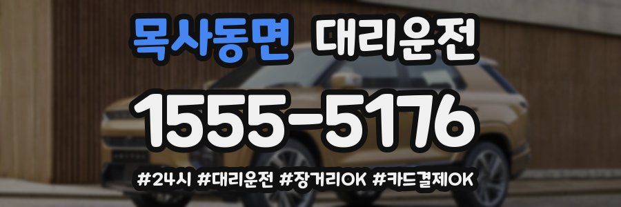 목사동면 대리운전