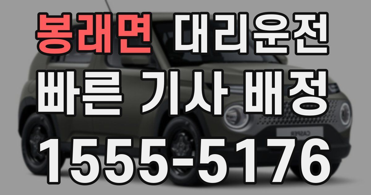 일일대리기사