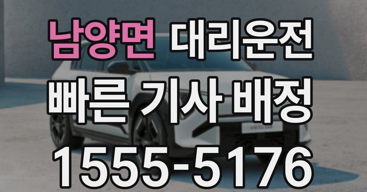 일일대리기사