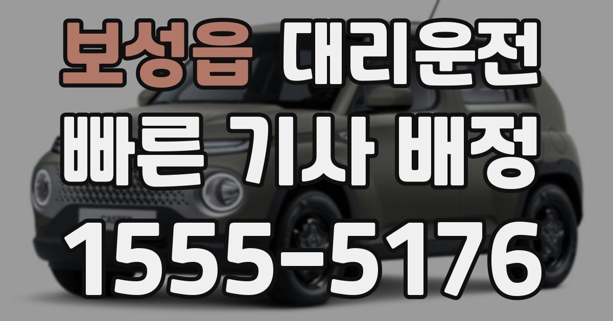 일일대리기사