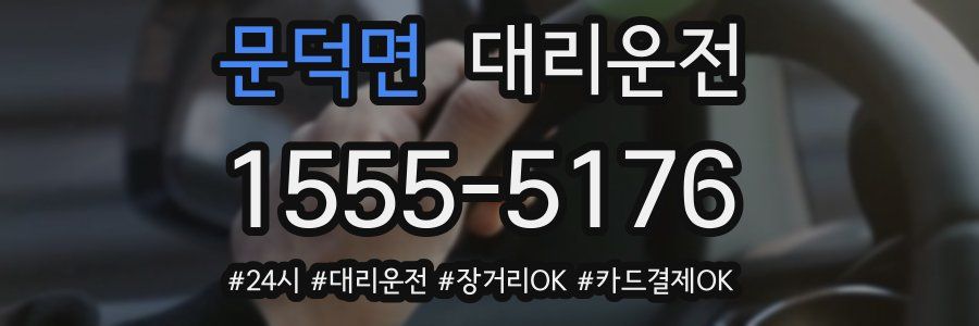 문덕면 대리운전