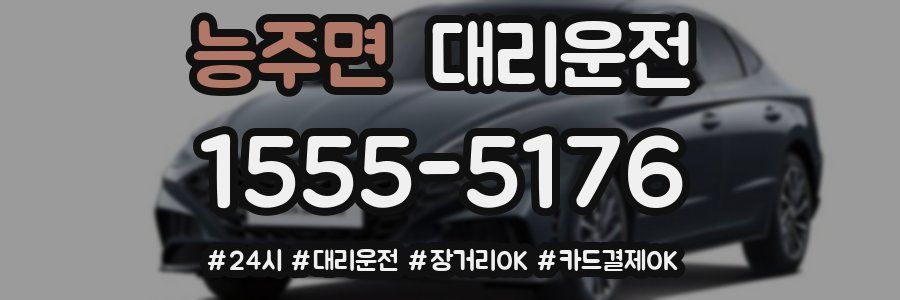 능주면 대리운전