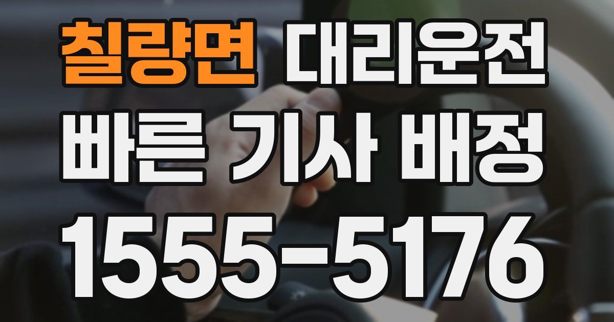 일일대리기사