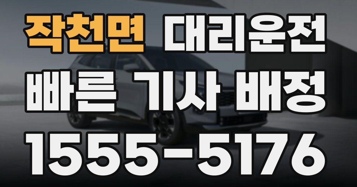 일일대리기사